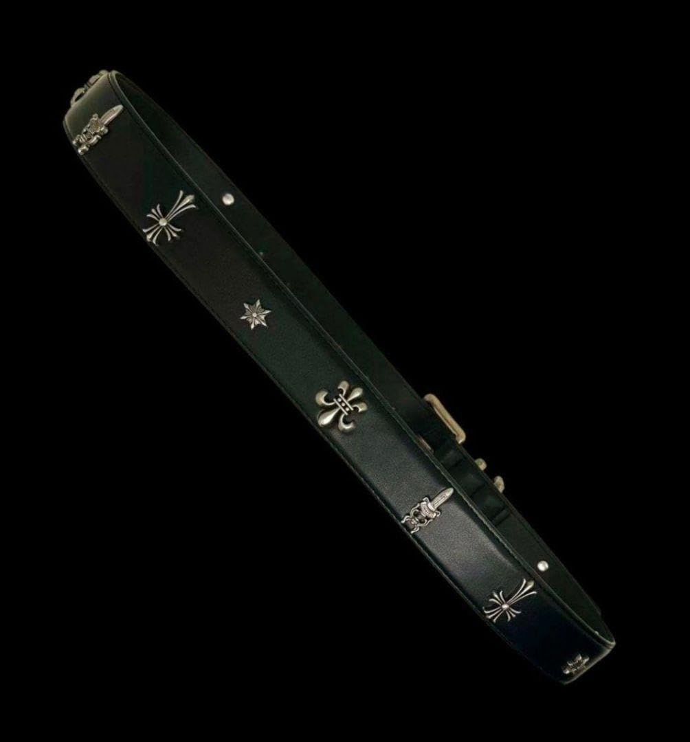 ダブルスピン ダガー クロス リベット ローラーベルト