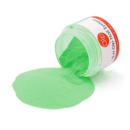 Green Dipping Powder 1 Ounce (Added Vitamins) I.B.N Acrylic Dip Powder DIY Manicure