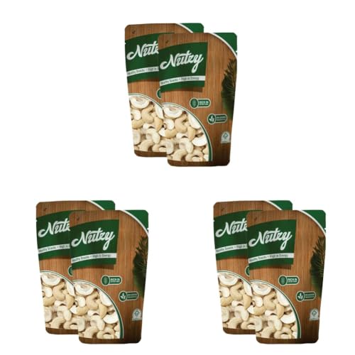 Image of Nutzy Kaju Tukda (Cashew Broken) 400 Grams (200gm X 2) | High Protein Cashew Kernels for Energy, Fiber and Immunity | Delicious Crunchy Nutritious Small Size Cashew Nuts | Tasty Chota Tukda Kaju for Kheer, Halwa and Biryani