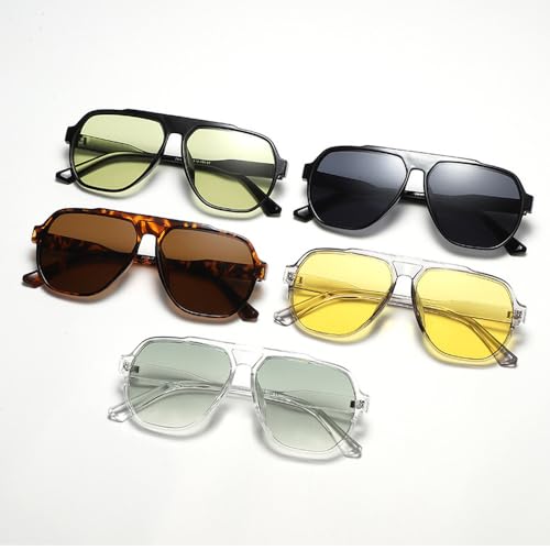 Vintage Oversized Sunglasses Women Big Frames Sun Glasses Female Shades Goggle UV400 Eyewear2