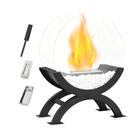 Focolare Da Tavolo,Caminetto Riutilizzabile Portatile E Smontabile,A Alcol Con Pietra Del Focolare | Per Casa, Giardino, Interno, Esterno, Comodino, Balcone, Camera Da, Picnic E Soggiorno