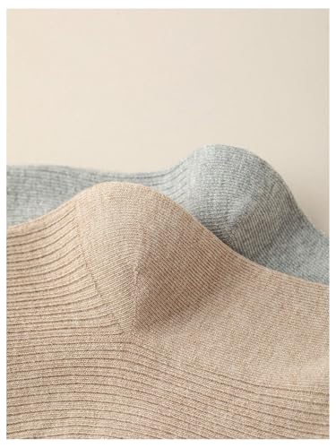 Women's 5 Pairs Bowknot Embroidery Crew Socks Ribbed Knit Soft Socks Set4