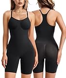 Nebility Shapewear Bodysuit for Women Tummy Control Body Suits Racerback Full Bodysuits for Women Full Body Shapewear