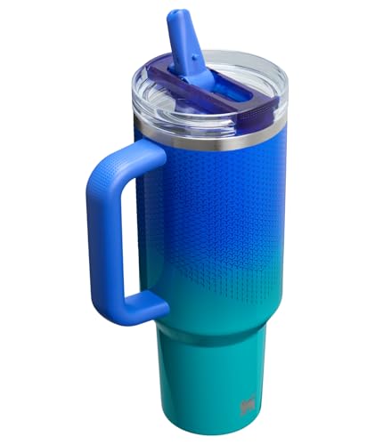 Image of STANLEY Quencher ProTour Flipstraw Tumbler, 40 oz, Pacific Hypergrip