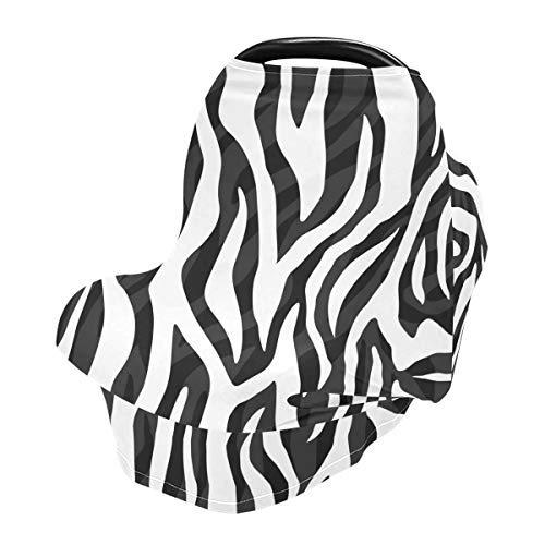 Nursing Cover Breastfeeding Scarf Zebra Print - Baby Car Seat Covers, Infant Stroller Cover, Carseat Canopy for Girls and Boys(0eb3b1)