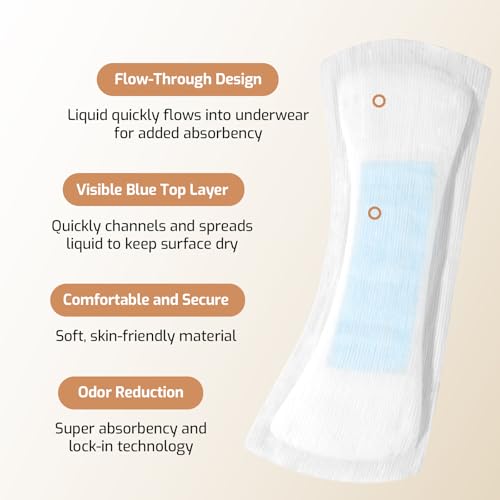 Image of SUNKISS Trustplus Super Soft Incontinence Booster Pads 14 inch for Women and Men, Extra Absorbency for Adult Incontinence Underwear and Diapers, Odor Control, 30 Count (Pack of 2)