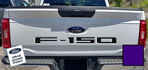 Vista 13 de Decal Mods Calcomanías de inserción para portón trasero 2021-2025 con incrustaciones de letras (calcomanía delgada) para Ford F150 (2021-2025) gris