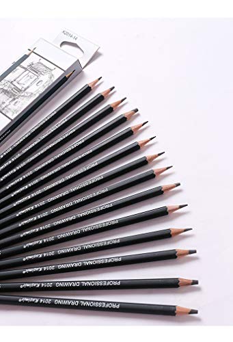 Set de lápices de dibujo YYMIYU 14 piezas miniatura 5