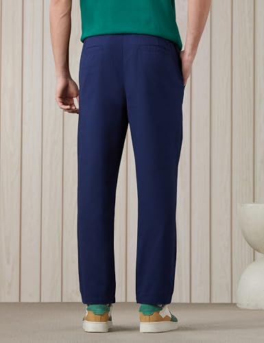 Image of Amazon Brand - Symbol Men's Relaxed Fit Casual Trouser (Elasticated Waistband | 100% Cotton | Available in Plus Sizes)