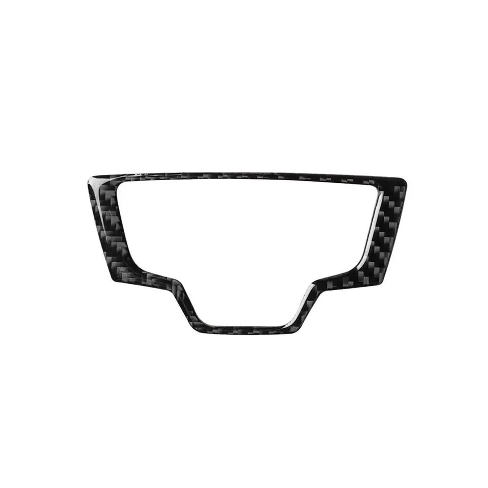Carbon Fiber Interior Center Console Multimedia Switch Panel Cover Trim Sticker for A6 S6 C7 A7 S7 4G8 2012-2018 Decorative(Carbon A)