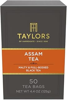 Taylors of Harrogate Assam Black Tea Bags, 50 Count
