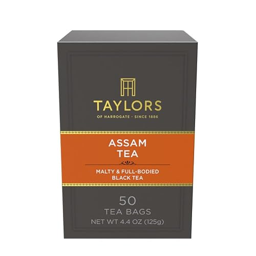Taylors of Harrogate Assam, Black Tea, Pillow Tea Bags, 50