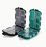 1Pc Black Reusable Storage Zipper Bags/Box,Multifunctional Organizer for Accessories, Small Items, Pills & Travel Essentials