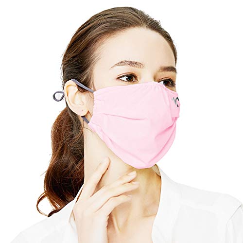 Preisvergleich Produktbild BZLine Home PM2.5 Gesichtsmundmaske Schutzmaske - 3 Stück Mundschutz Masken Staubmasken Atemschutz Atmungsaktive Atemschutzmasken - Premium Staubmaske Atemmaske Staubmaske Luftreinigung Maske (Rosa)