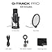 Samson G-Track Pro USB 24-bit Studio Condenser Mic with Audio Interface with The G-Track Pro Pop Filter and Cleaning Cloth - Top-Value Microphone Bundle