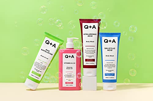 Q+A Aha Exfoliator Body Scrub (250Ml), Exfoliating Body Scrub With Aha And Lactic & Glycolic Acid, Smooths Rough Dry Skin, Brightens & Hydrates, Vanilla & Coconut Scent - 7