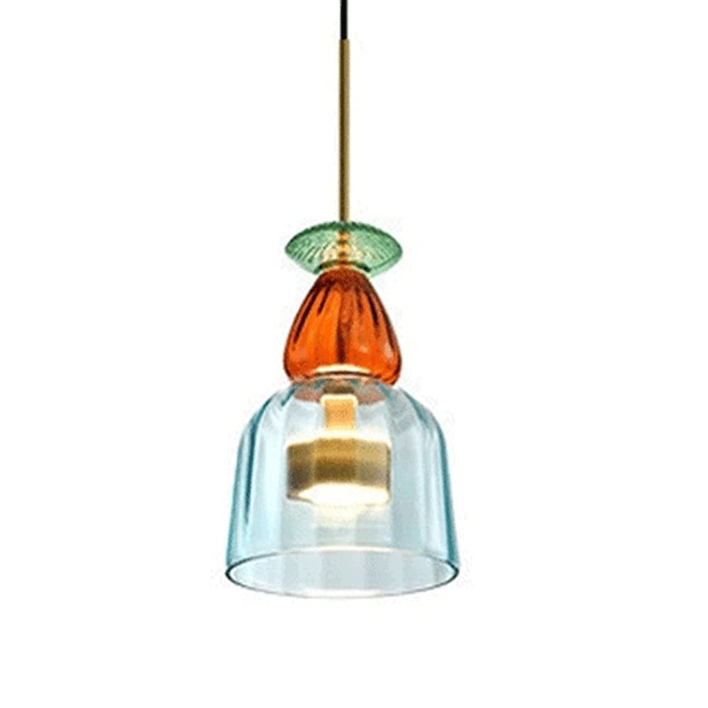 Lustre à tête unique pour ajuster un éclairage trop bas, luminaire LED en cuivre réglable