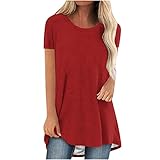 Camiseta de Manga Corta para Mujer Larga Blusa Ligera de Secado Rápido para Gimnasio Yoga Deportes Camisetas Mujer Manga Corta Baratas Vintage Camisa Suelta Suéter Ligera Cómoda T Shirts