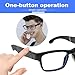 TnoxHD Smart Glasses, Bluetooth Glasses with Speakers for Women Men, One-Click Control Clear Calls Wireless Bluetooth Audio Glasses for Outdoor Driving Music