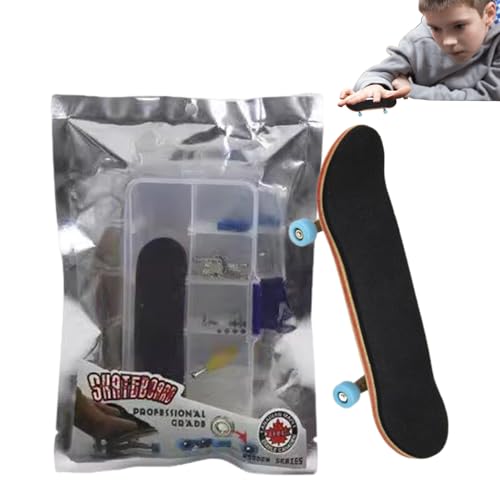 Genérico Monopatines en Miniatura para Dedos | Juguetes Portátiles De Skate En Miniatura | Juguete Educativo Mini Portátil para Viajes Y Hogar