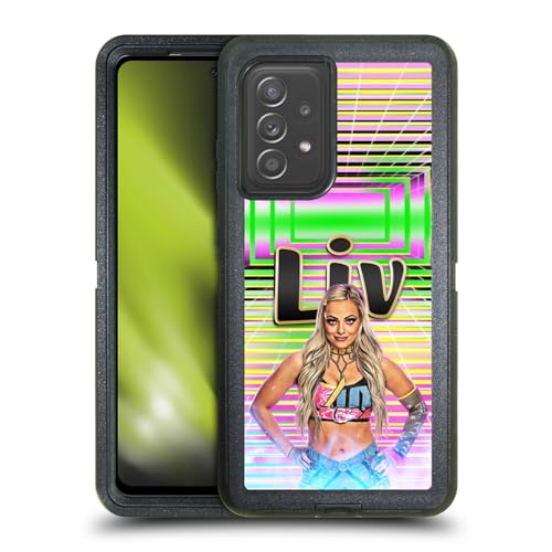 Étui antichoc WWE Liv Morgan Galaxy A52 coque robuste anti-chute