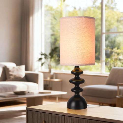 Black Spiral Base Minimalist Lamp