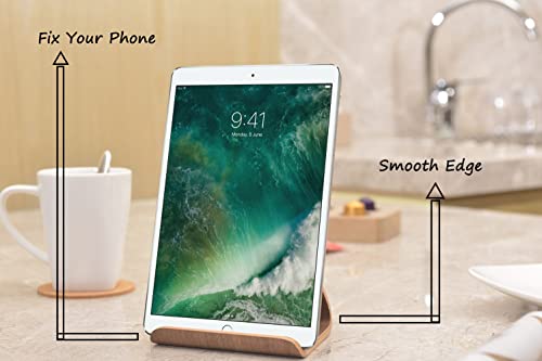 Samdi Ipad Stand For Kitchen, Wood Tablet Desktop Stand Holder Dock For Ipad Pro 9.7, 10.5, Air, Mini 2 3 4, Kindle (Black Walnut) #TOP3