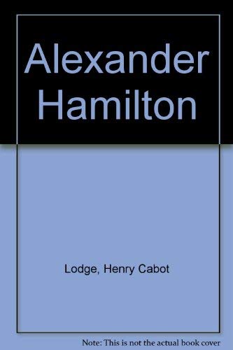Alexander Hamilton 0877541795 Book Cover