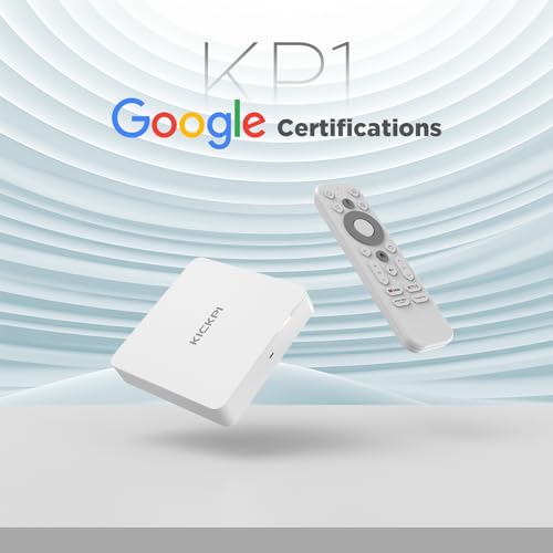 Image of Android 11.0 TV Box, KP1 Google Certified TV Box(4K) 2GB RAM 32GB ROM with Voice Search- Support Chromecast and Dolby Audio, Bluetooth5.0 Smart Box 2024(White)
