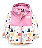 The North Face Toddler Zipline Rain Jacket, Vintage White Summer Stamps Print, 2T