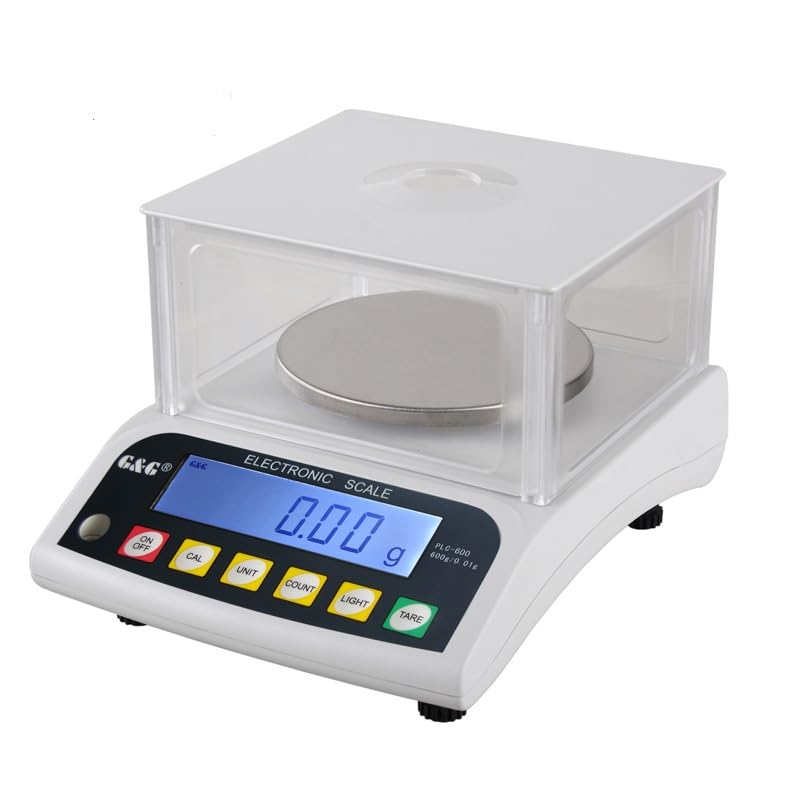G&G PLC 100A-200A / 0.001-300g / 0,005g Feinwaage Präzisionswaage Tischwaage laborwaage Industriewaage (PLC200g/0.001g)