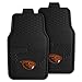 FANMATS - 9952 NCAA Oregon State University Beavers 2-pc Vinyl Heavy Duty Car Mat , Black, 18"x27"