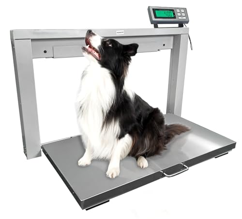 Báscula veterinaria mural plegable 700 lb precisión 0.2 lb
