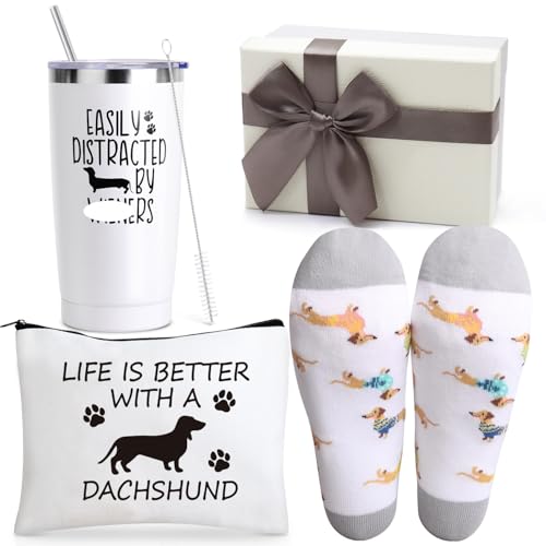 UAREHIBY Dachshund Tumbler Set
