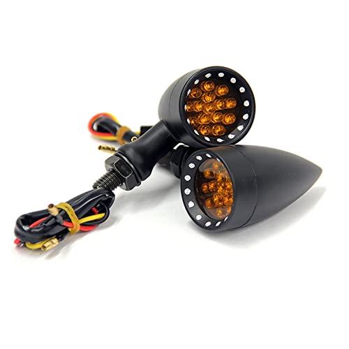 Clignotants moto 12V universels avec feux de freinage et lampes vélo