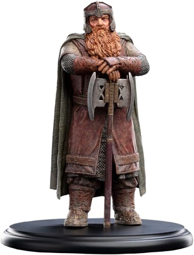 Dettagli precisi e minuziosi WETA Workshop Small Polystone - The Lord of the Rings Trilogy - Gimli, Son of Gloin - Mini Statue