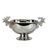  Edelstahl Champangerschale Kühler Wein Schale Sektschale Kitchen Craft Getränkeeimer,Silber