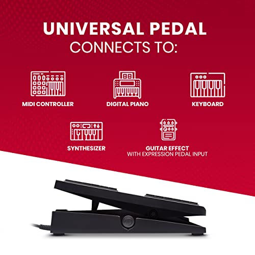 Pedal AKAI Professional, para controlador de teclado MIDI, cabo de 1,8 m