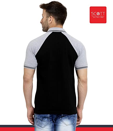 Image of Scott International Men's Cotton Regular Fit Polos