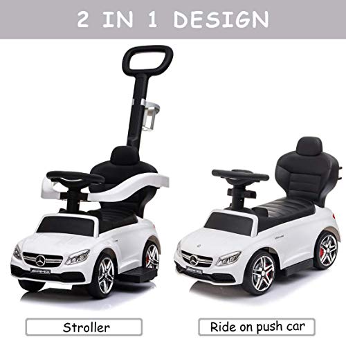 mercedes sls ride on push car