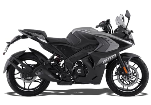 Image of Bajaj Pulsar Rs 200 Motorcycle /Motorbike - Brooklyn Black - Ex-Showroom