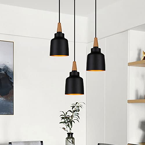Lámpara de techo de metal negro elegante para diseño de interiores sofisticado 4