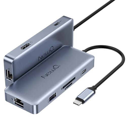 140W PD3.1 USB-C Hub 7-in-1: 4K HDMI, 10Gbps USB-A/C, Gigabit LAN, SD/TF Card Reader für MacBook Pro 16" M3 Pro/PC