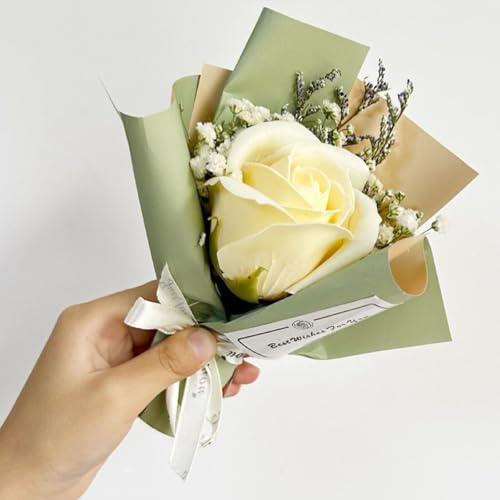 Mini Ramo de Flores Secas para Decoración DIY miniatura 7