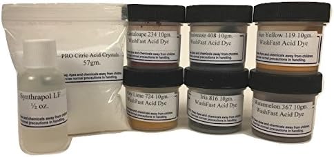 WashFast Summertime Acid Dye Sampler
