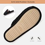 EverFoams Women's Fuzzy Slip-on Slippers Warm Cozy Soft Lightweight Memory Foam Indoor House Shoes - Image 5