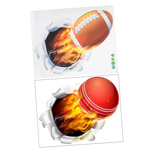 Vinilos Decorativos 3D Balones Deportes 2 Piezas