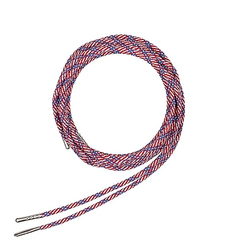 550 Paracord Boot Laces - 72 Inch Length, Stars N Stripes, 72"