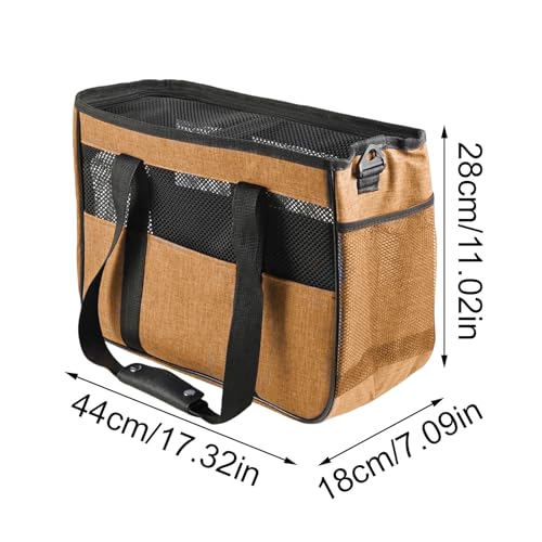 Bolsa transportadora para perros pequeña con diseño transpirable multipocket 8