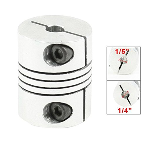 TOOGOO(R) 5 x 6.35mm Accoppiatore albero motore da...